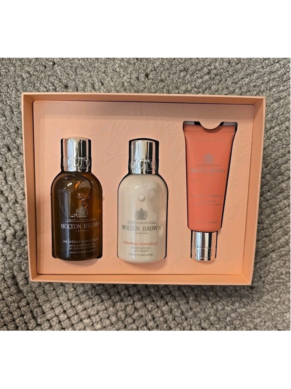MOLTON BROWN Heavenly Gingerlily Hand & Body Care Trio Gift Set